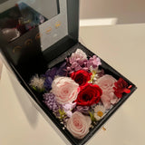 Film Recording Player with Preserved Flowers