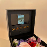 Film Recording Player with Preserved Flowers