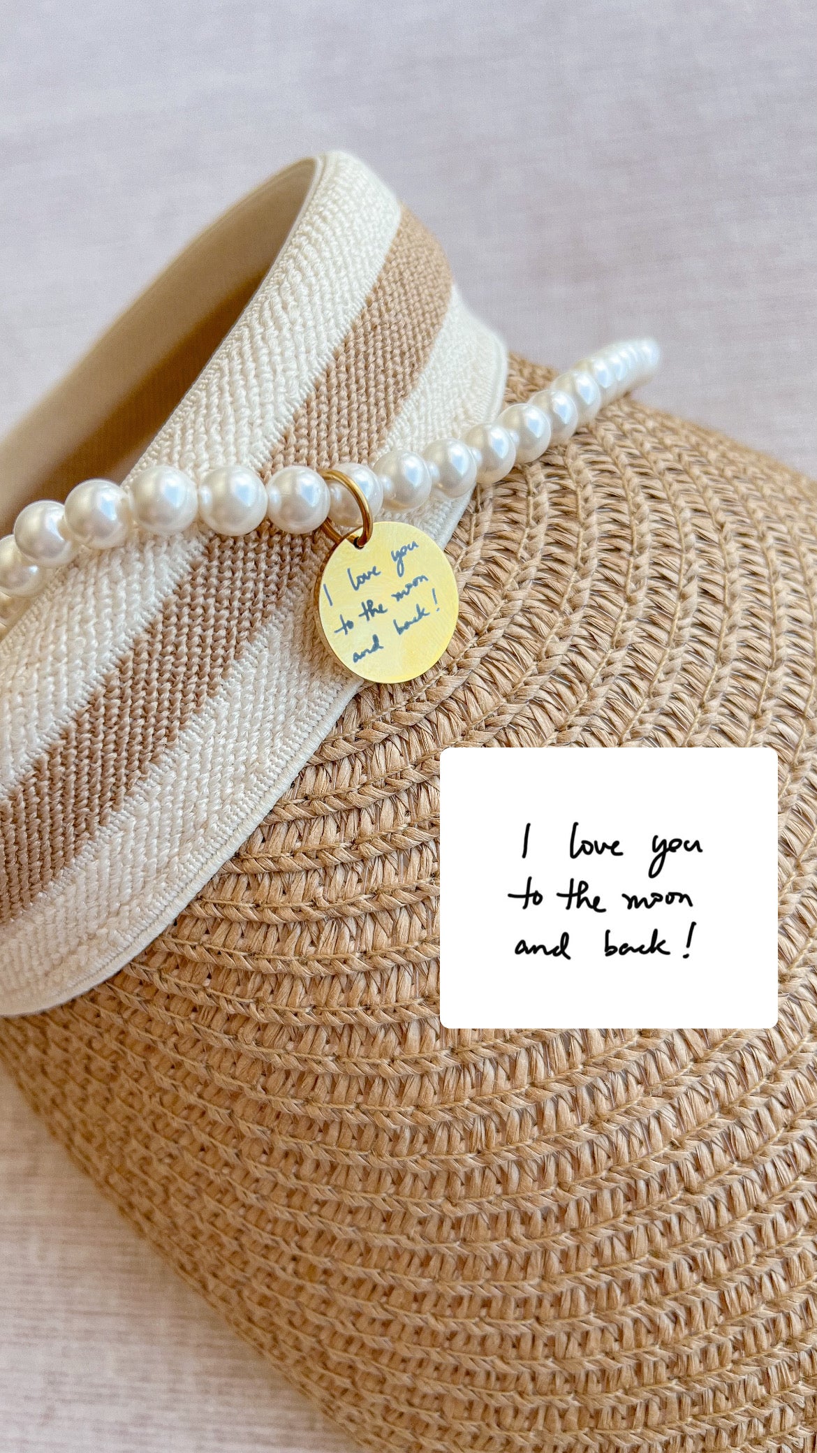 Personalized Handwritten Pearl Bracelet