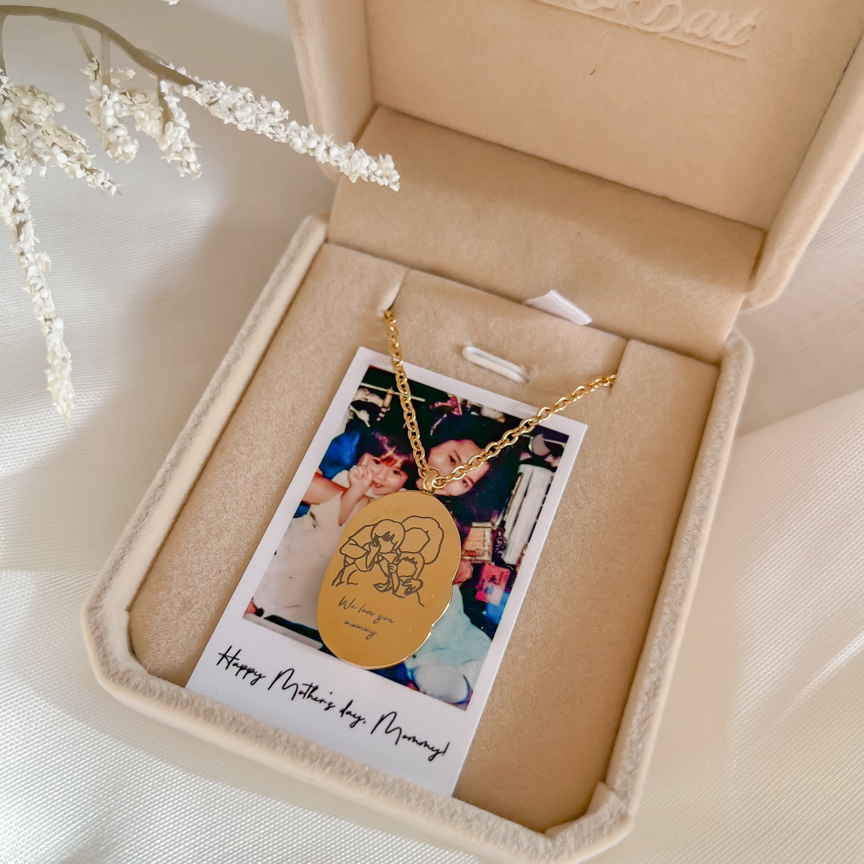 Lillie Personalized Engraved Necklace