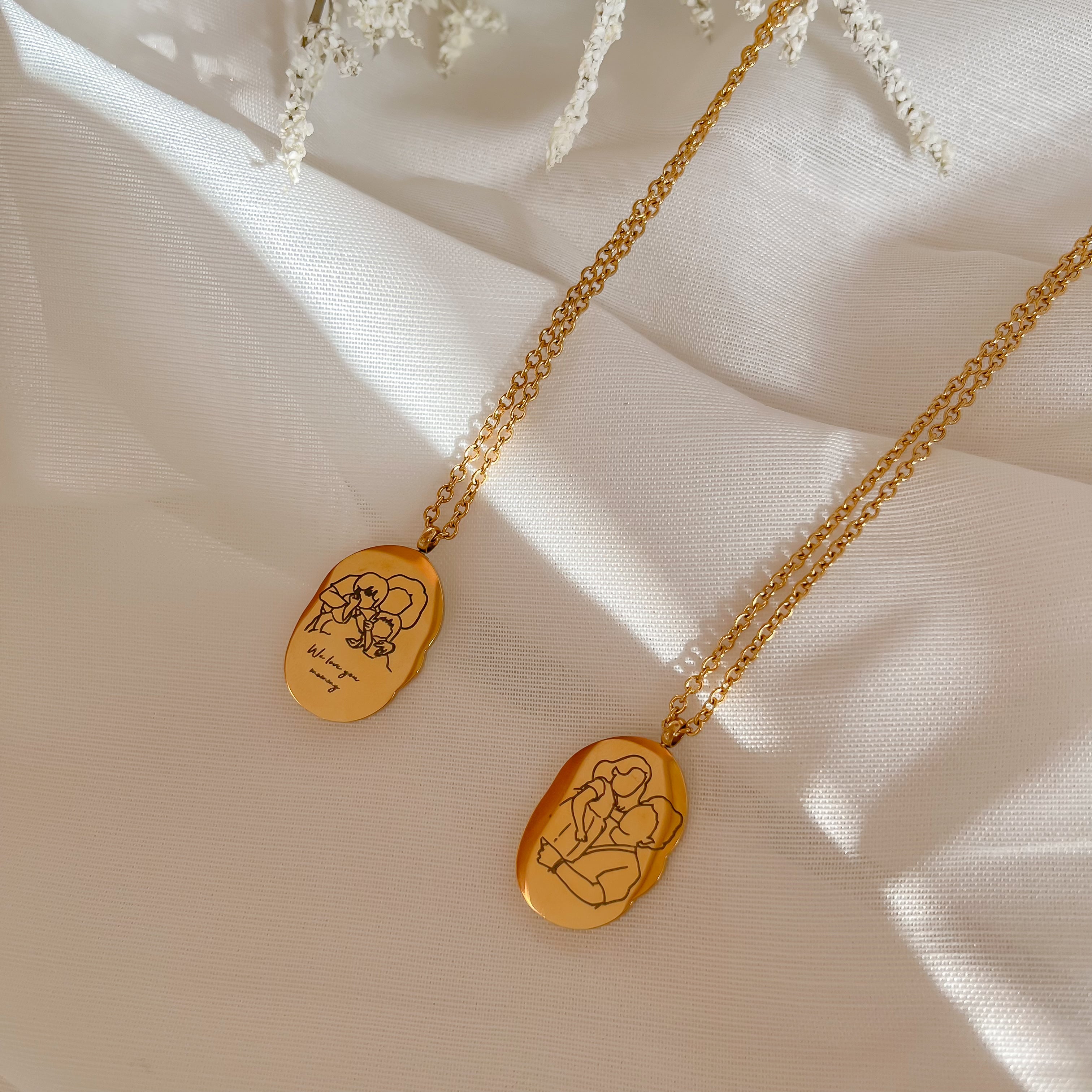 Lillie Personalized Engraved Necklace