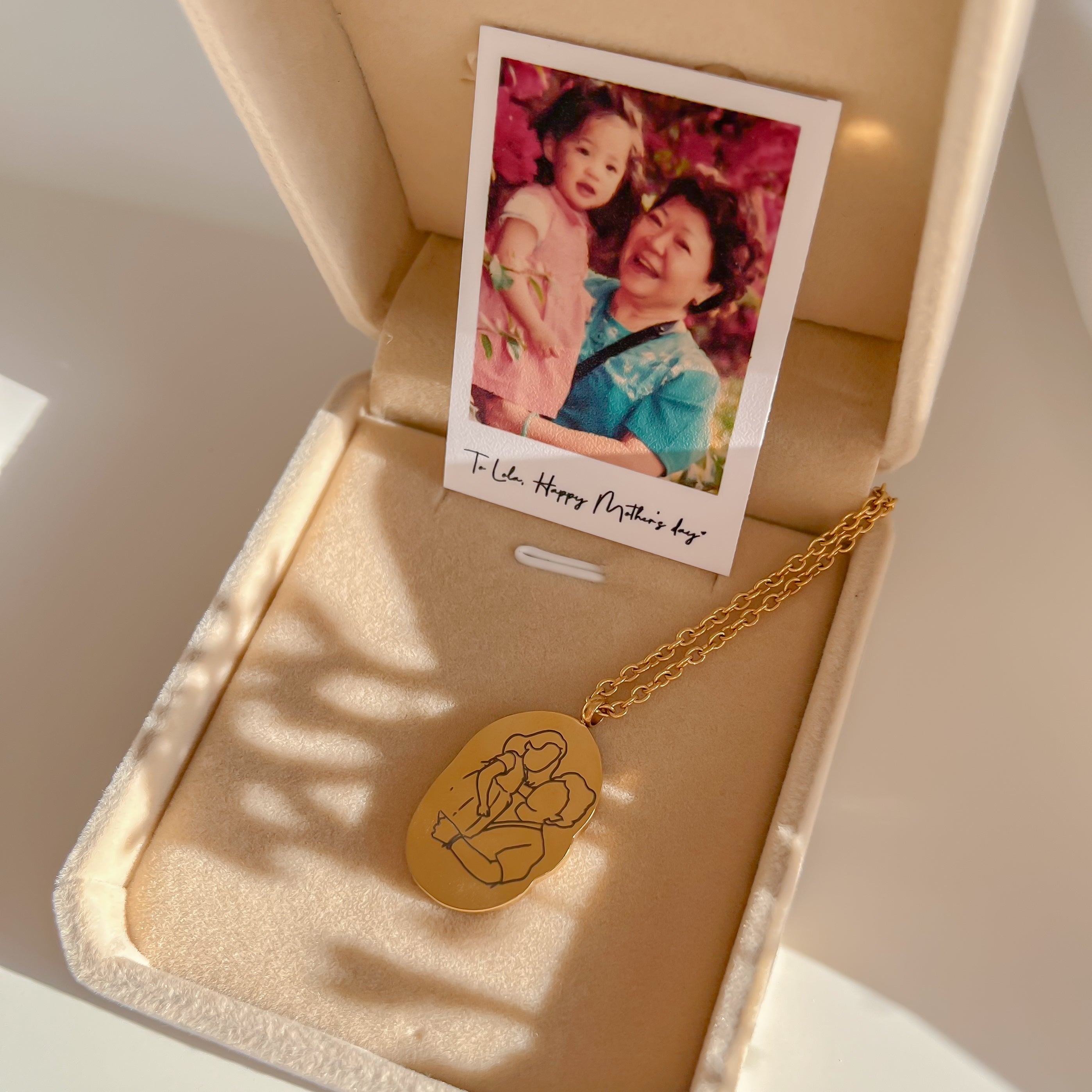 Lillie Personalized Engraved Necklace