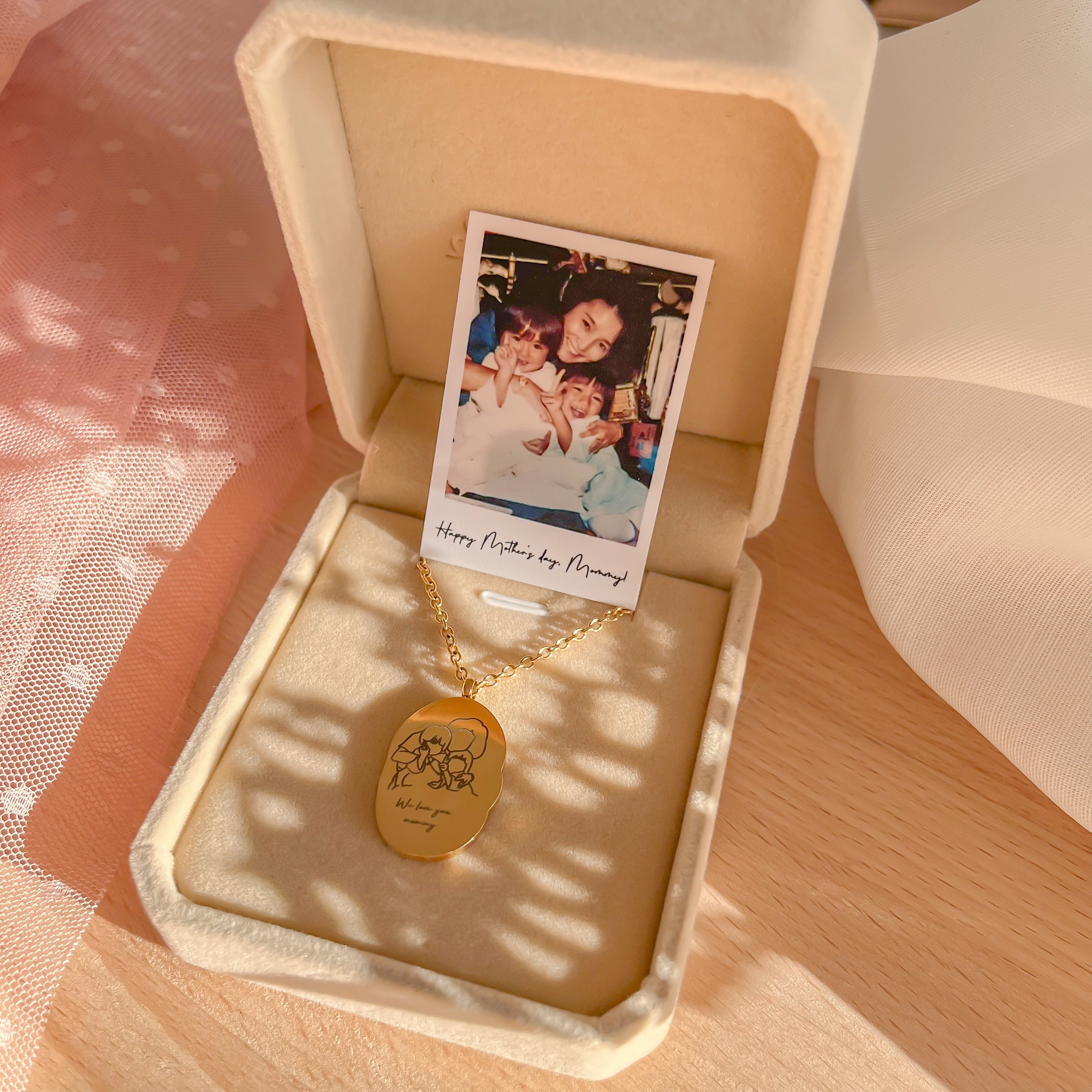 Lillie Personalized Engraved Necklace