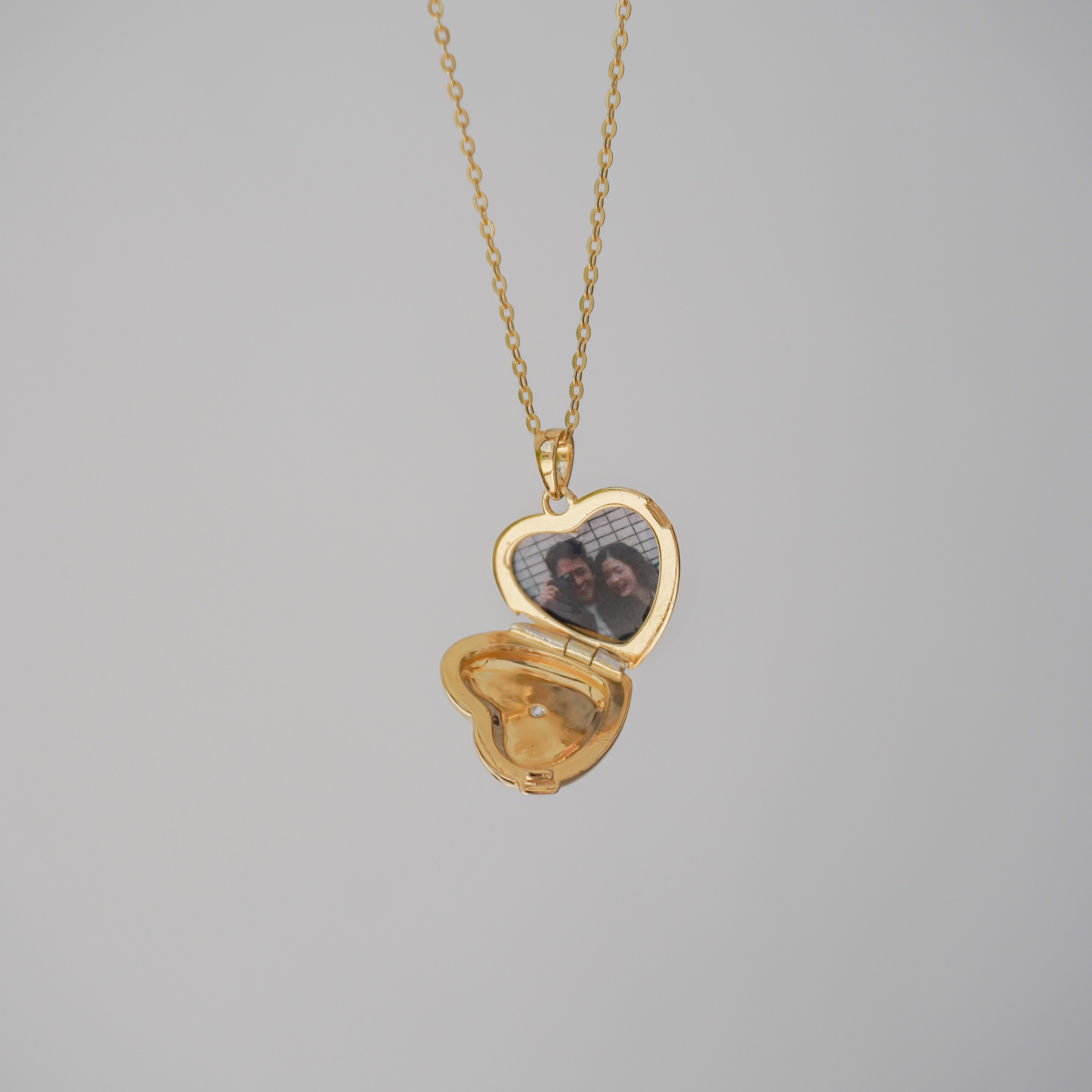 Classic Heart Locket Necklace