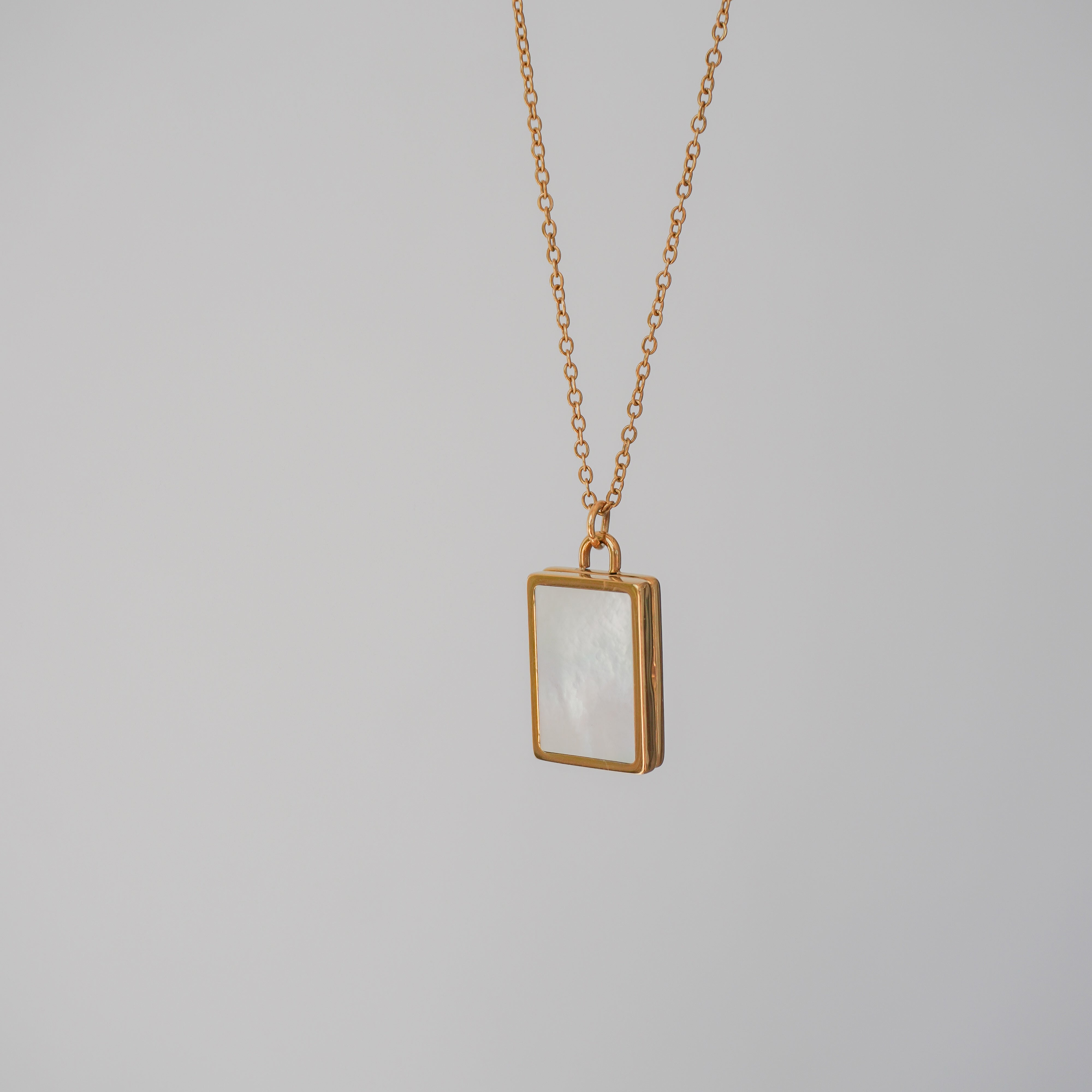 Moonstone Locket Necklace