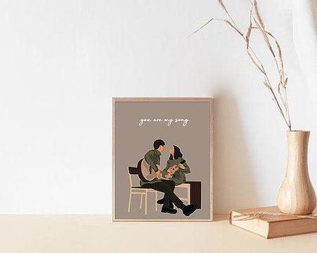 Customized Minimalist Portrait - benandbart