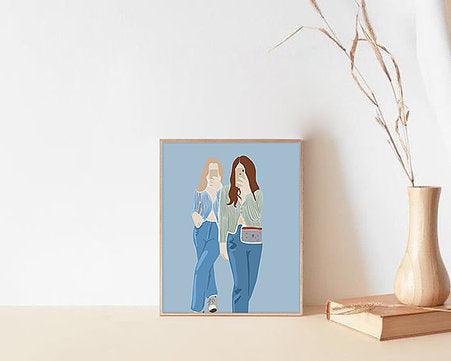 Customized Minimalist Portrait - benandbart