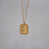 Personalized Love Note Necklace