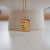 Personalized Love Note Necklace