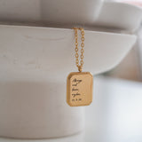 Personalized Love Note Necklace