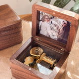 Vintage Walnut Music Box