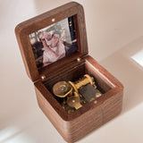 Vintage Walnut Music Box