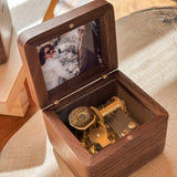 Vintage Walnut Music Box