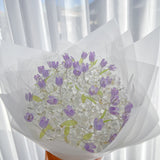 Tulips in Spring Collection : Glass Tulip Light Bouquet