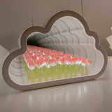 Tulips in Spring Collection : Tulip Fields Cloud Mirror