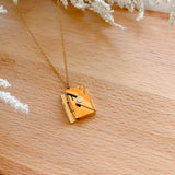 Personalized Letter Envelope Necklace