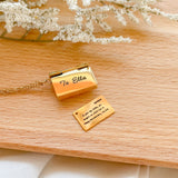 Personalized Letter Envelope Necklace